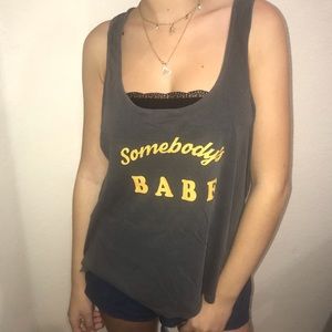 “Somebody’s Babe” Muscle Tank